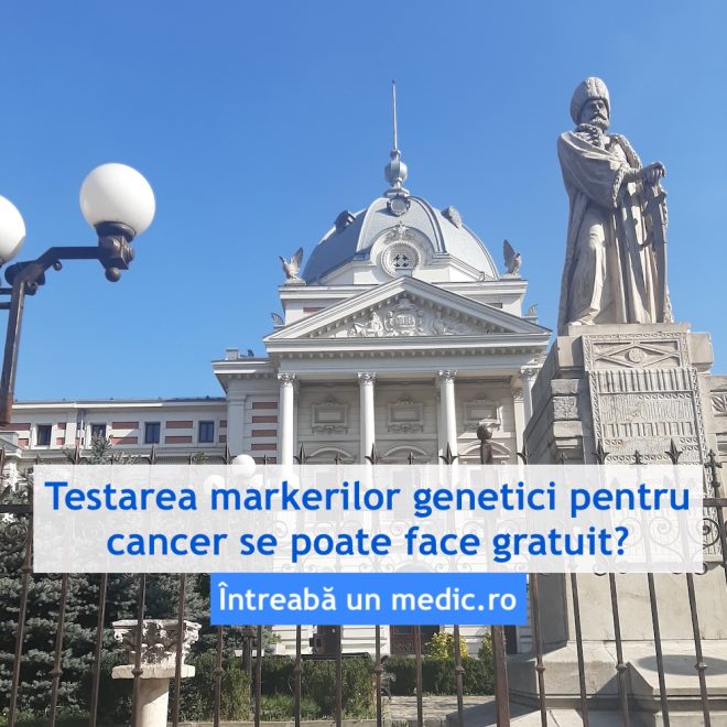 Testarea markerilor genetici pentru cancer se poate face gratuit?