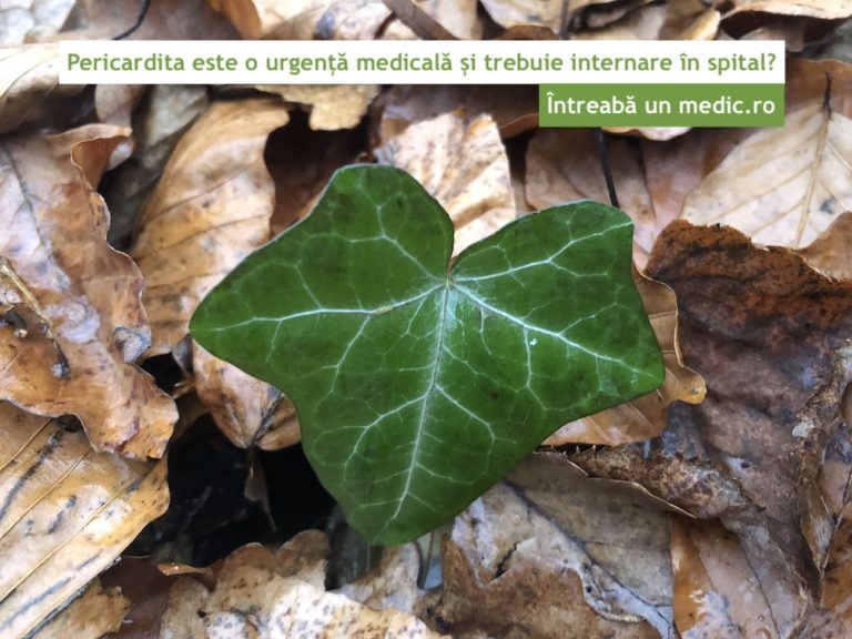 Pericardita este o urgență medicală și trebuie internare în spital?